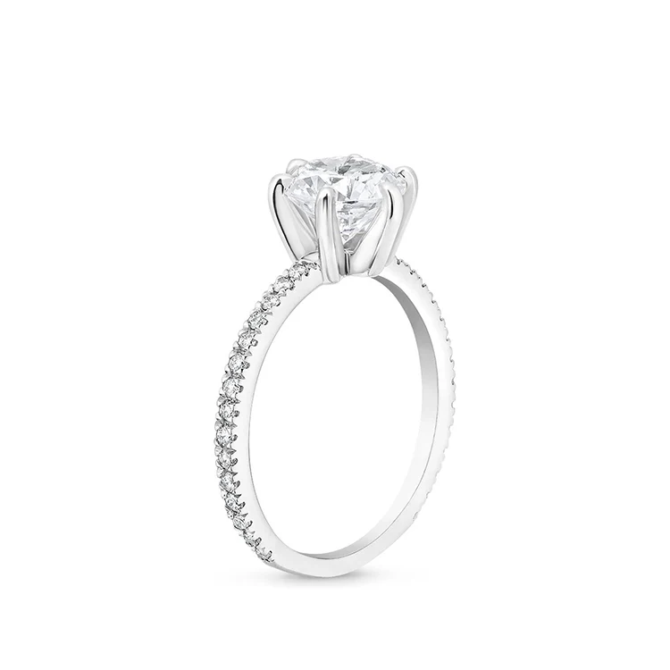 Jada - Round cut Lab Grown Diamond Ring - Image 2