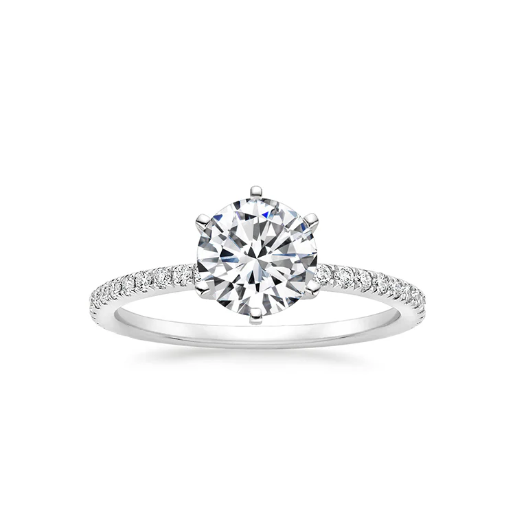 Jada - Round cut Lab Grown Diamond Ring - Image 3