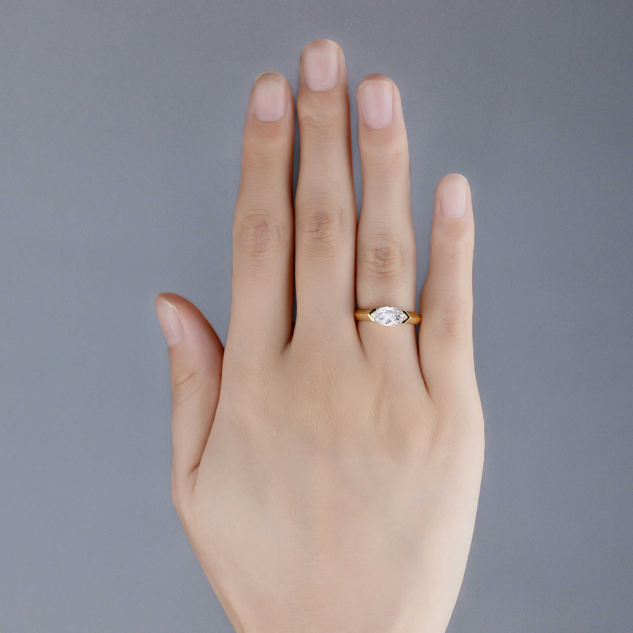 Josie-Marquise Cut Lab Grown Diamond Ring - Image 4