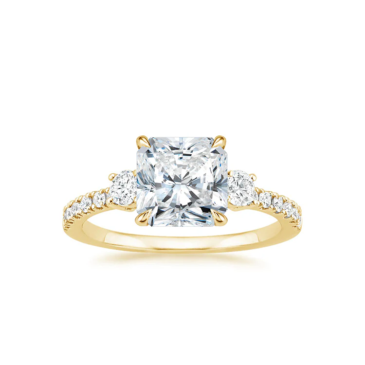 Juno - Radiant cut Lab Grown Diamond Ring - Image 2