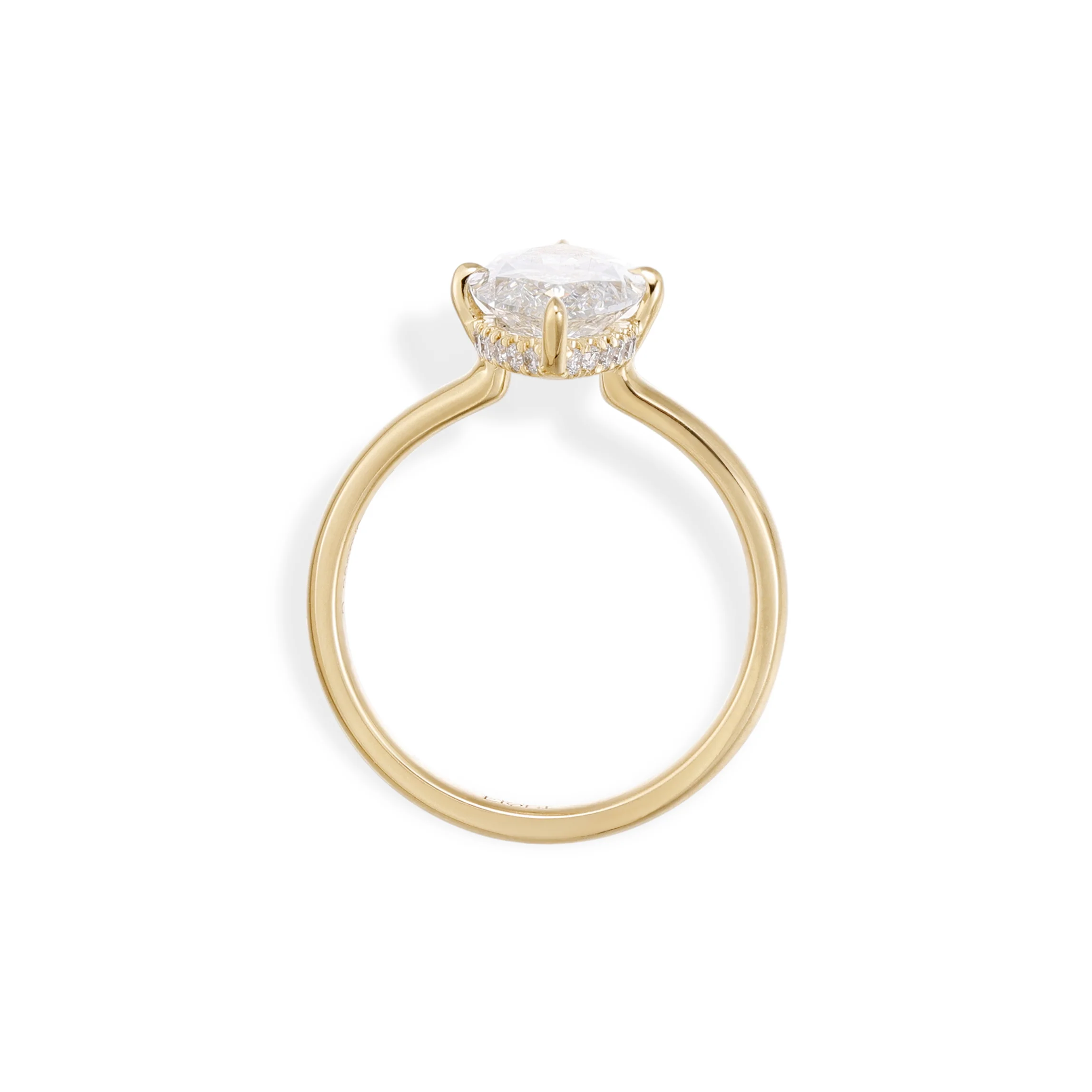Kylie-Marquise Cut Lab Grown Diamond Engagement Ring - Image 3