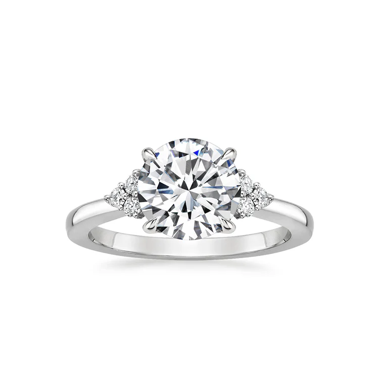 Leda - Round cut Lab Grown Diamond Ring - Image 3