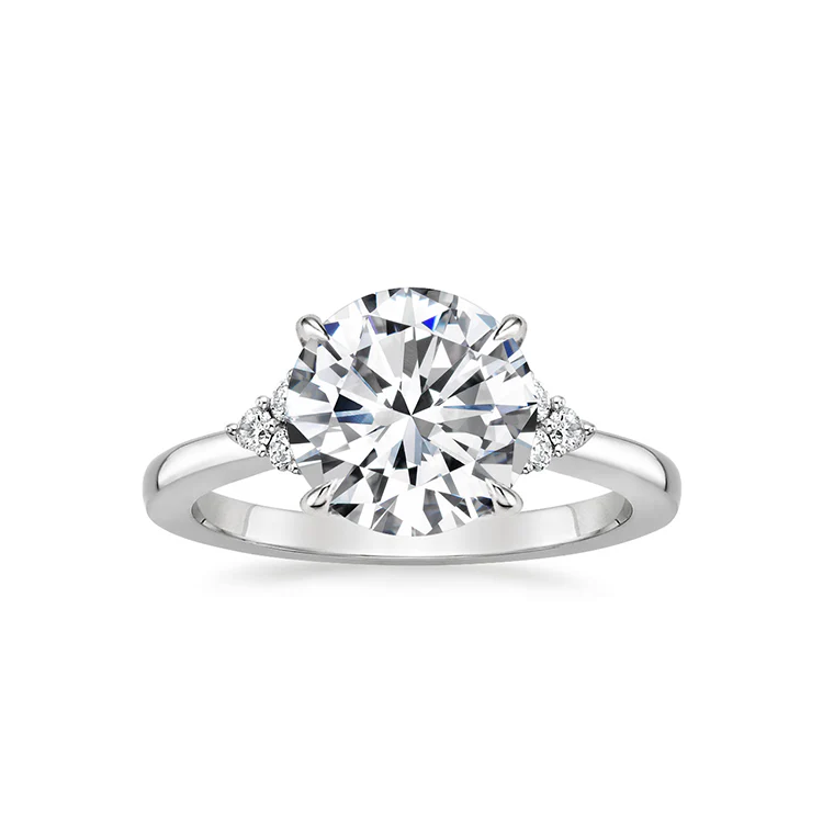 Leda - Round cut Lab Grown Diamond Ring - Image 4