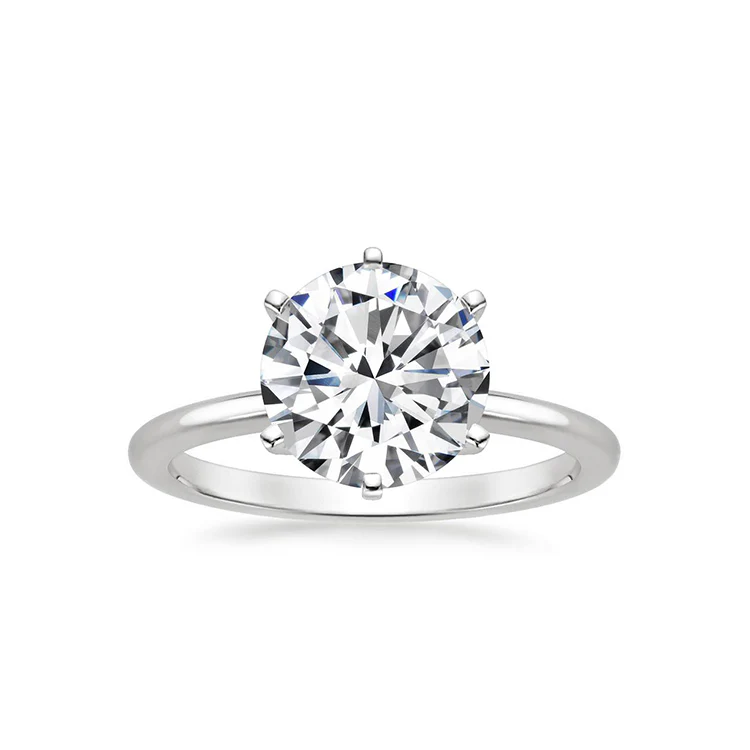 Lira - Round cut Lab Grown Diamond Ring - Image 4