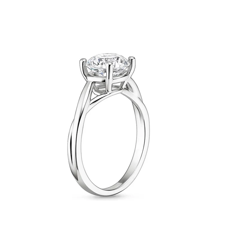 Livia - Round cut Lab Grown Diamond Ring - Image 2