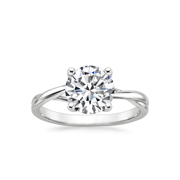 Livia - Round cut Lab Grown Diamond Ring - Image 3