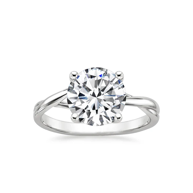 Livia - Round cut Lab Grown Diamond Ring - Image 4