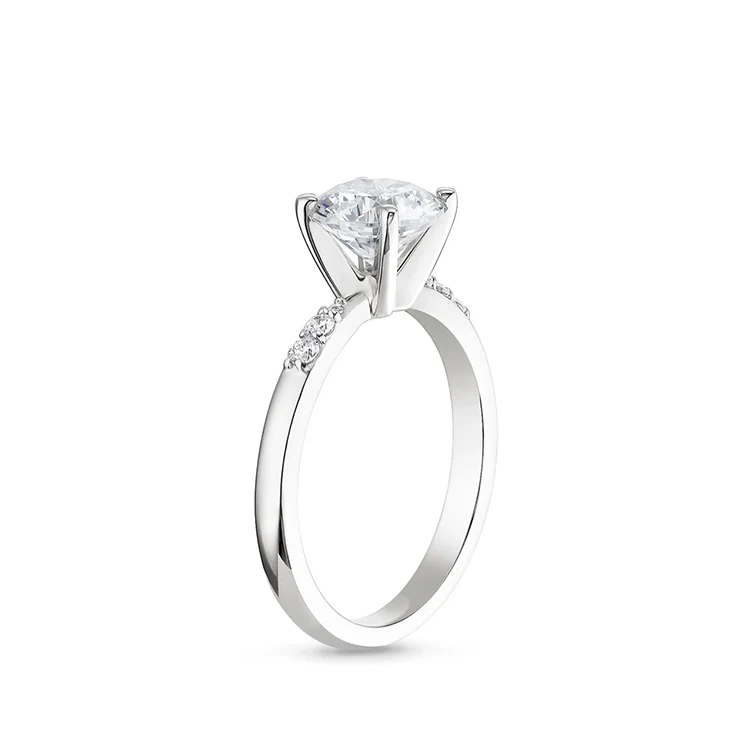 Lora - Round cut Lab Grown Diamond Ring - Image 2