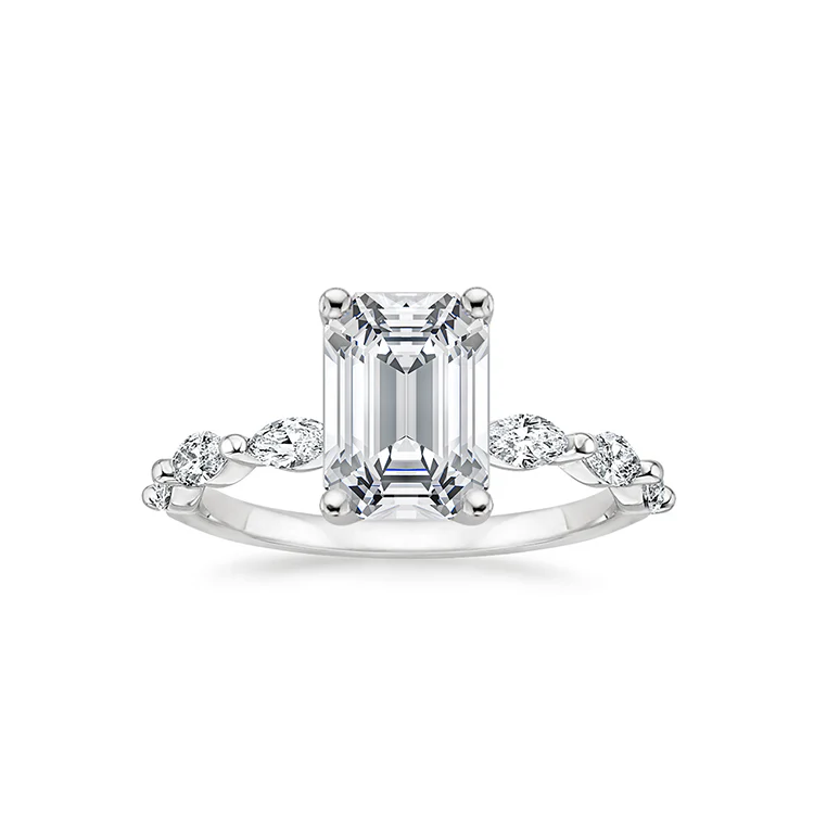 Lumi - Emerald cut Lab Grown Diamond Ring - Image 2