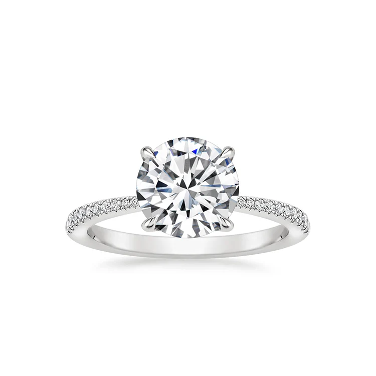Lyra - Round cut Lab Grown Diamond Ring - Image 2