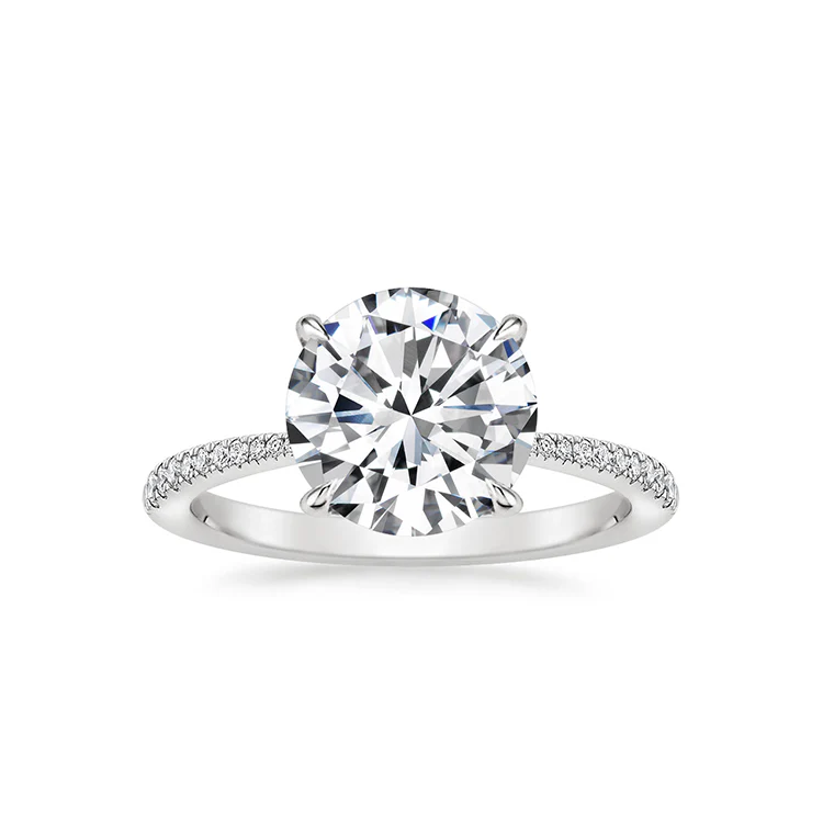 Lyra - Round cut Lab Grown Diamond Ring - Image 3