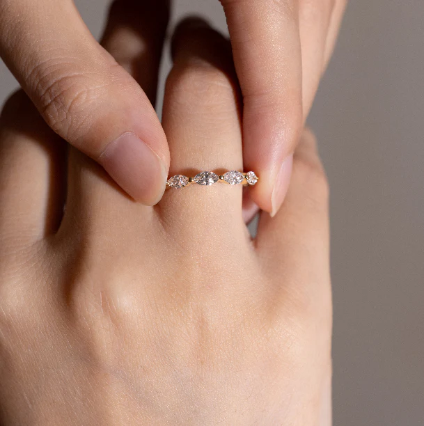 Maeve-Marquise Cut Lab Grown Diamond Ring - Image 4