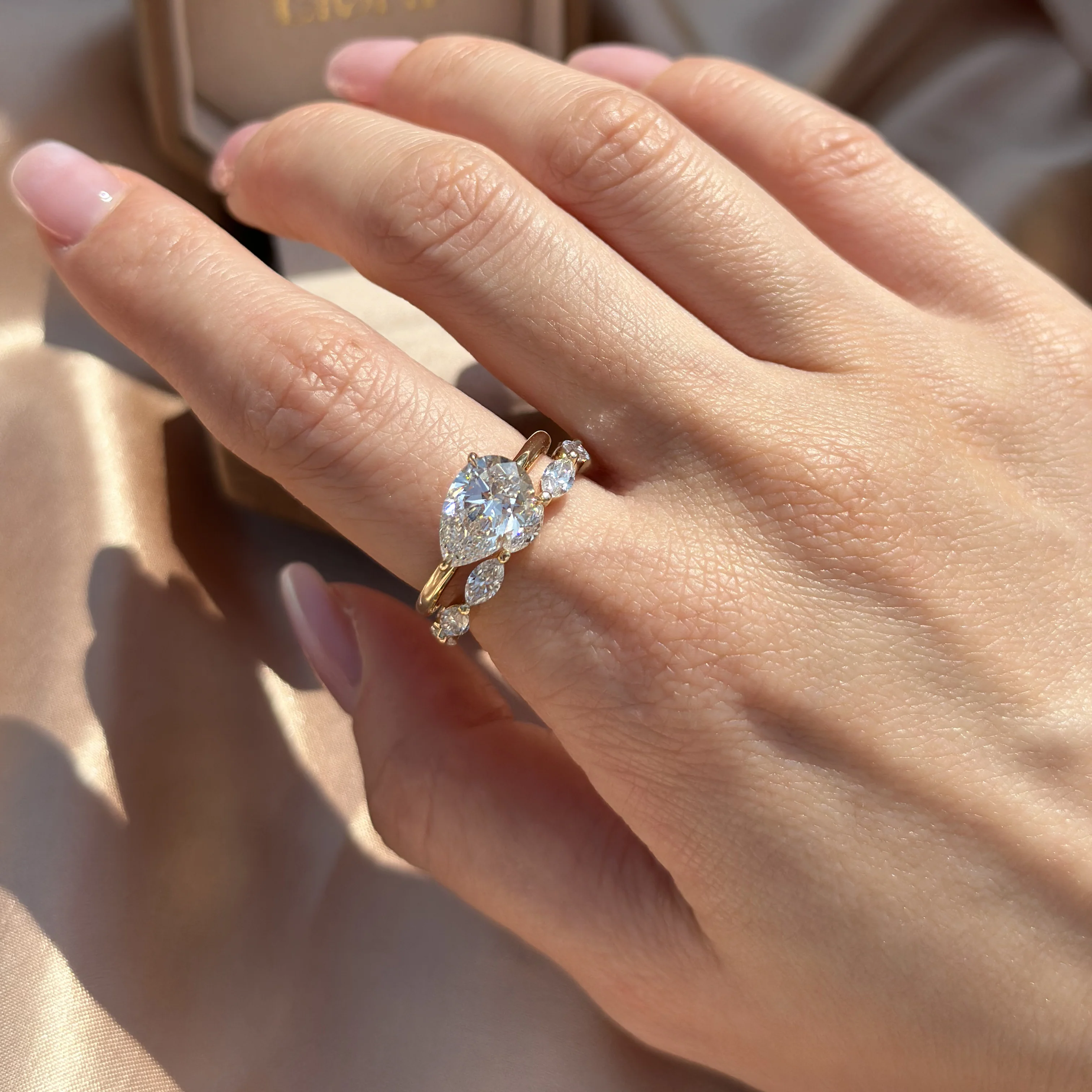 Maeve-Marquise Cut Lab Grown Diamond Ring - Image 5
