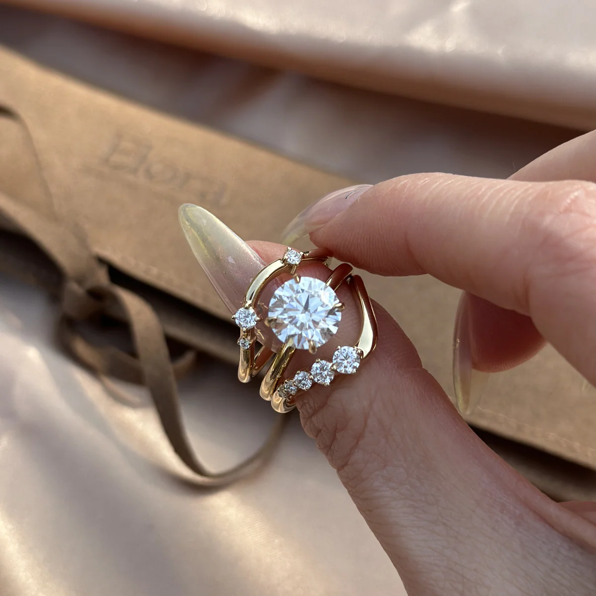 Maya-Round Cut Lab Grown Diamond Ring - Image 7