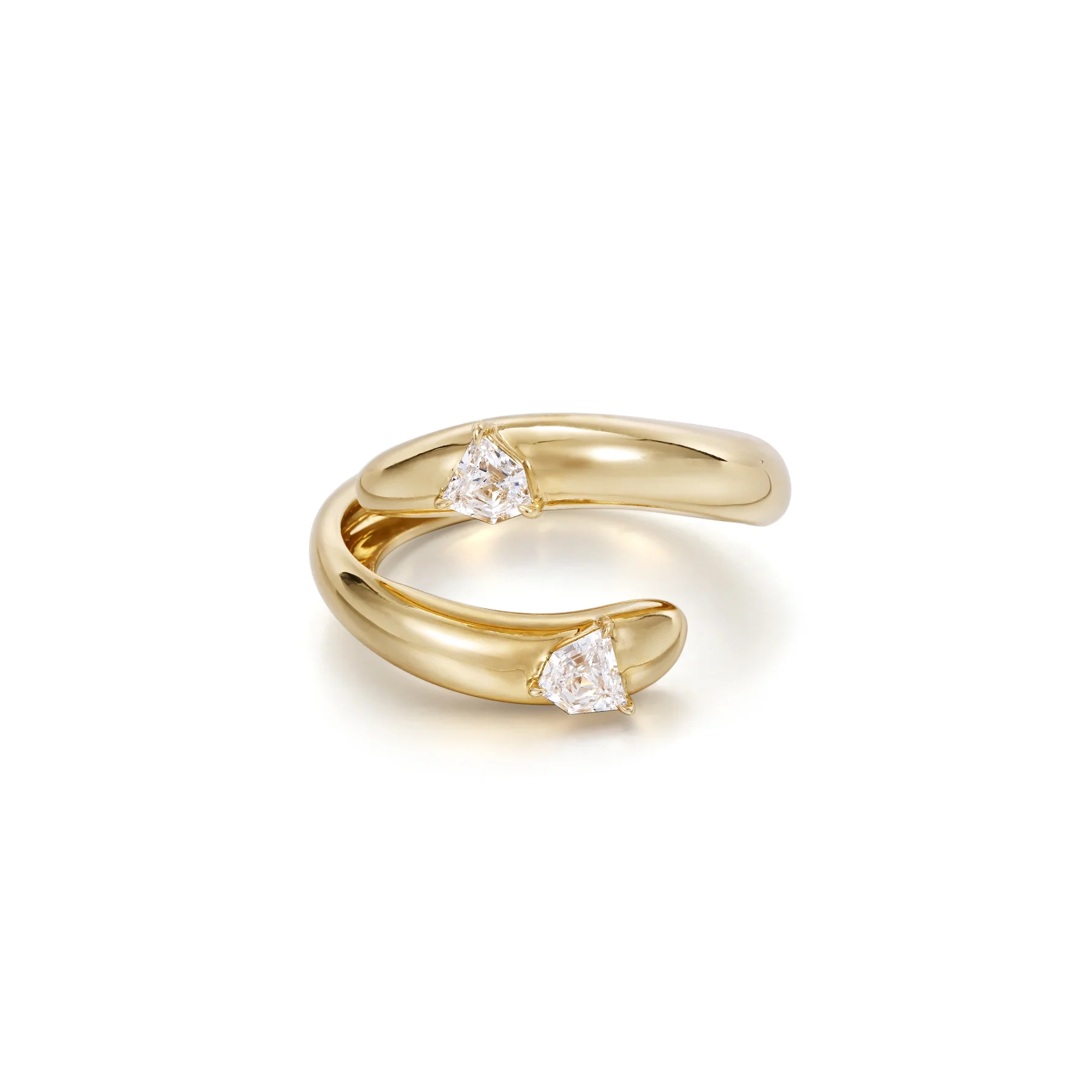 Mia-Yellow Gold Embrace Wedding Band