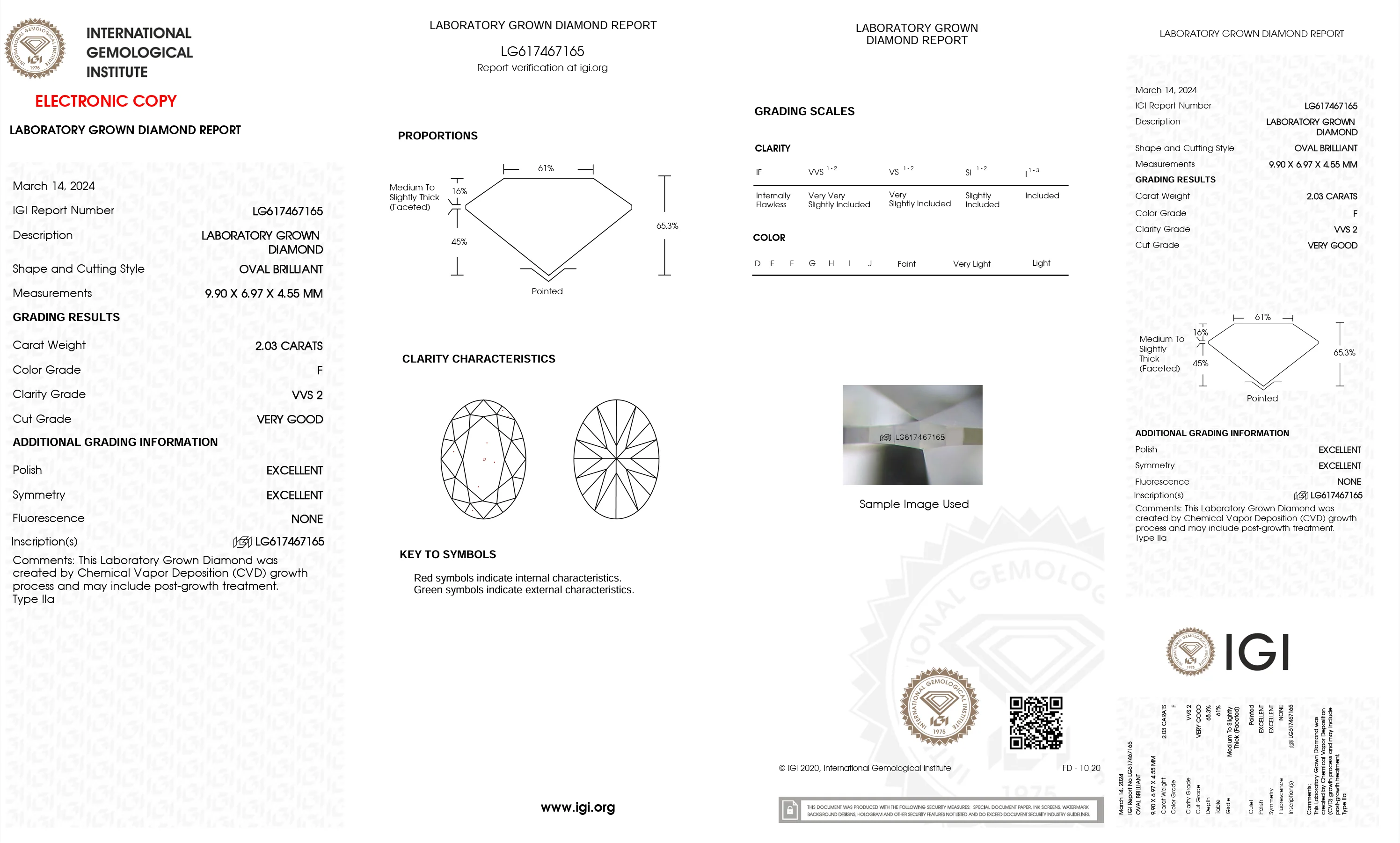 Mira-2.03ct Oval Cut Lab Grown Diamond Ring - Image 4