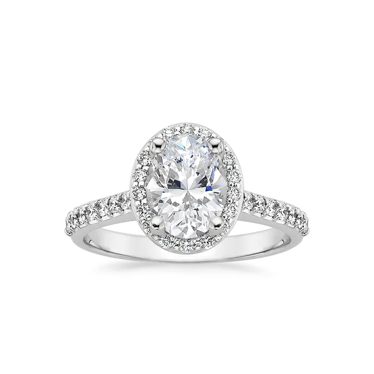 Naya - Oval cut Lab Grown Diamond Ring - Image 3