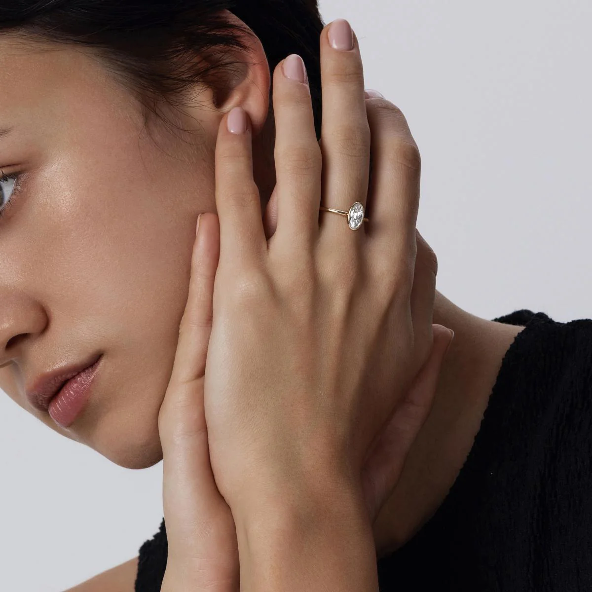 Nova-Oval Cut Lab Grown Diamond Ring - Image 4