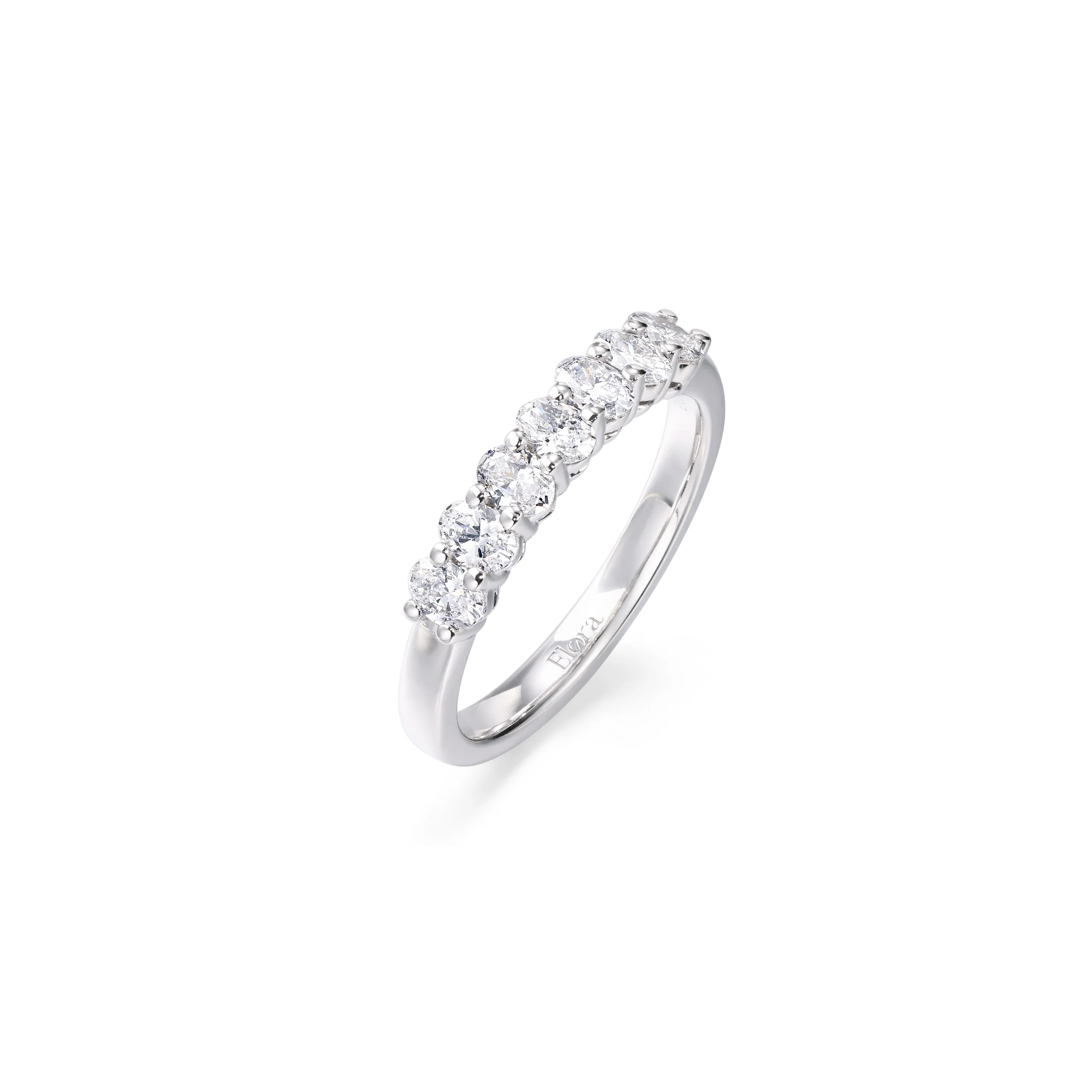 Olive-Oval Cut Diamond Eternity Band - Image 3