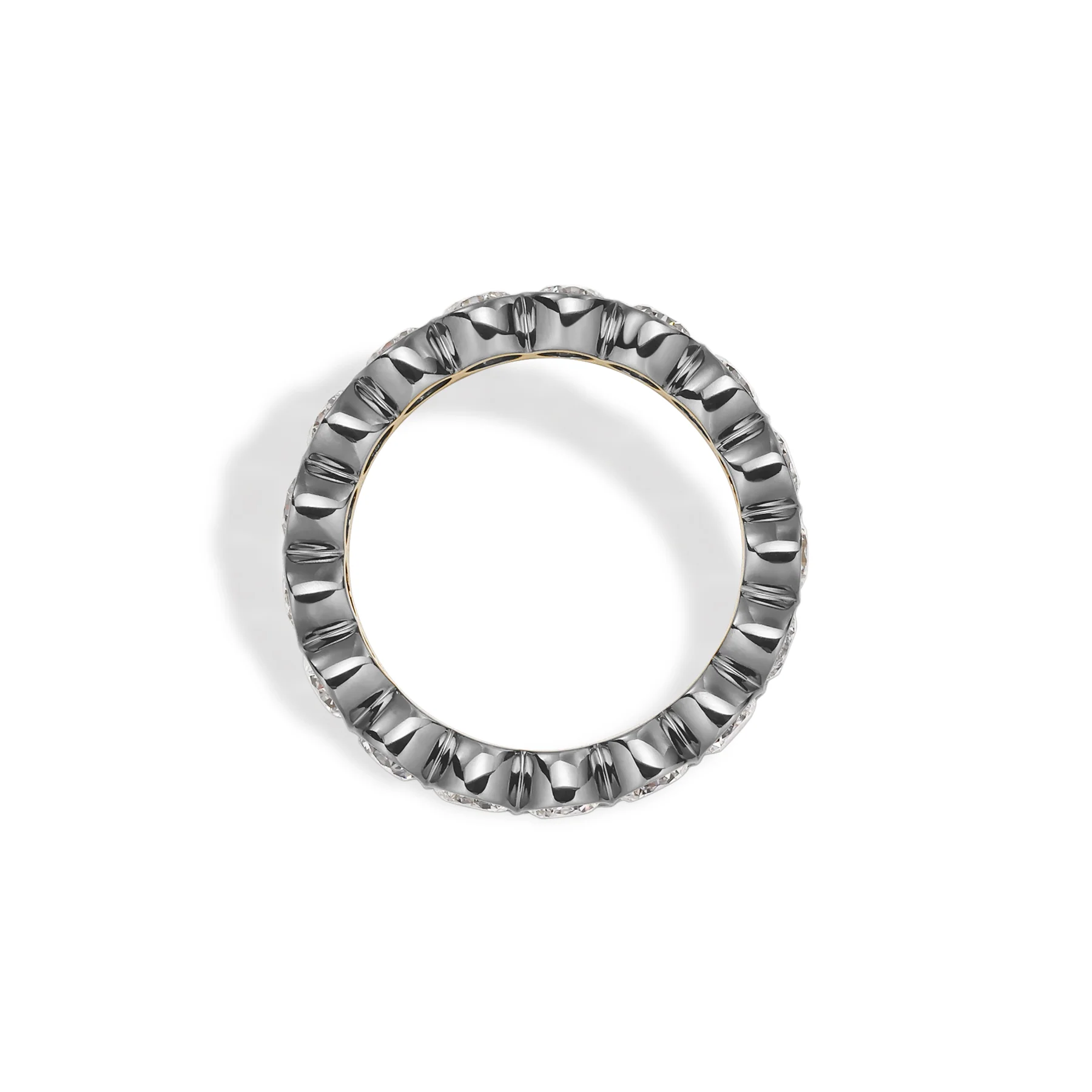 Orla-Round Cut Diamond Eternity Band - Image 2