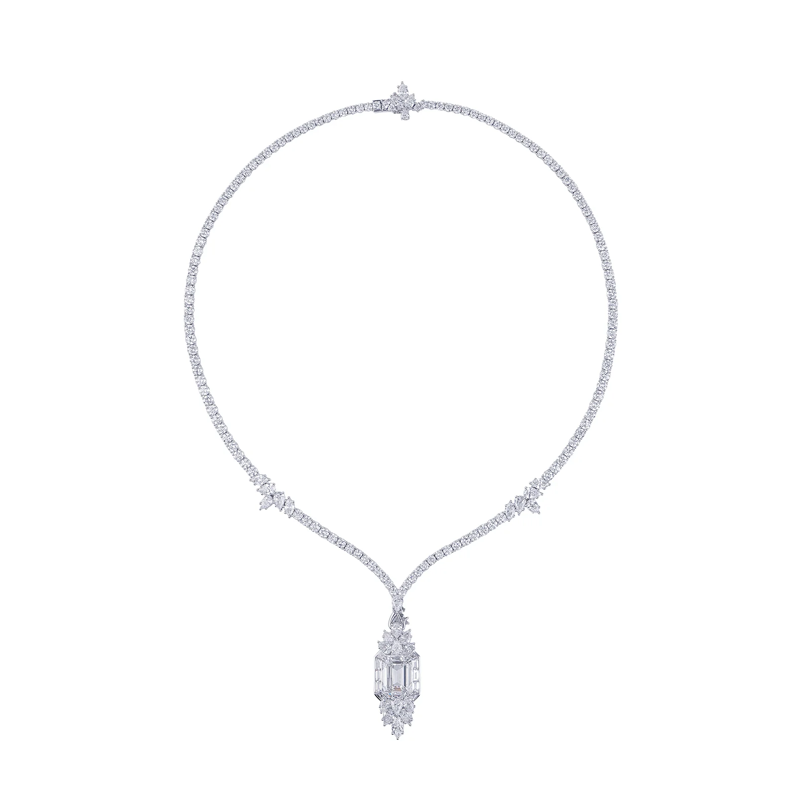 Regal Splendor Diamond Necklace - Image 2