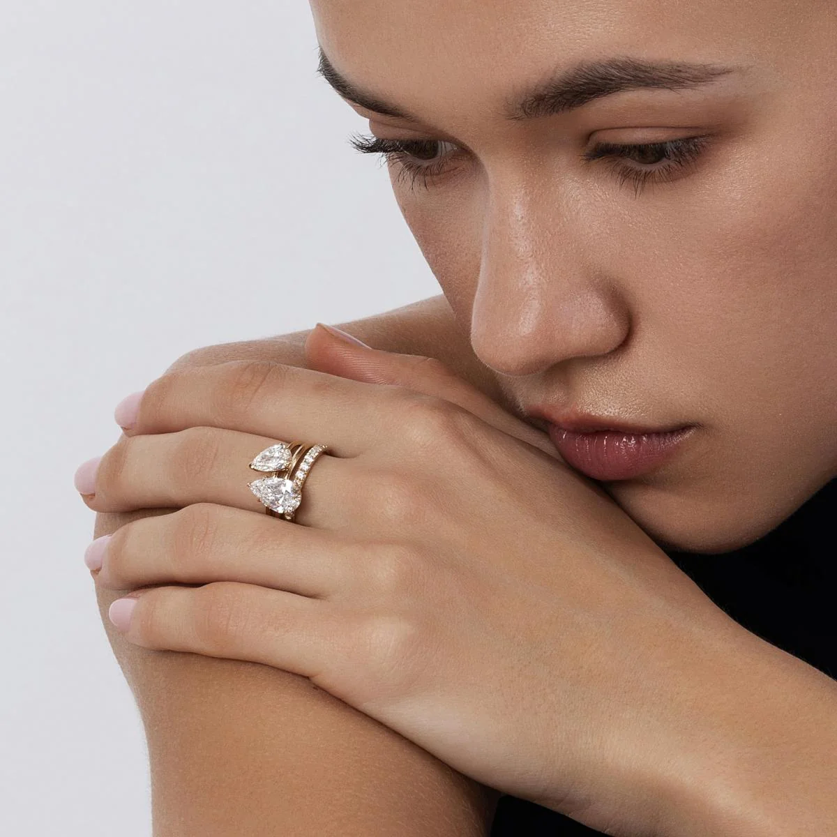 Gianna-Round Cut Lab Grown Diamond Ring - Image 4