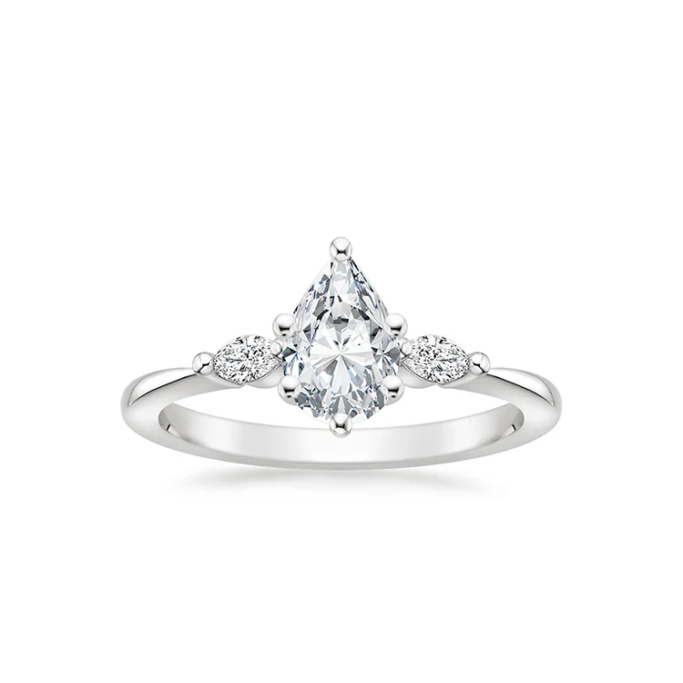 Sage - Pear cut Lab Grown Diamond Ring
