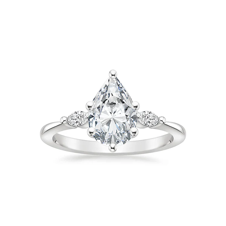 Sage - Pear cut Lab Grown Diamond Ring - Image 2