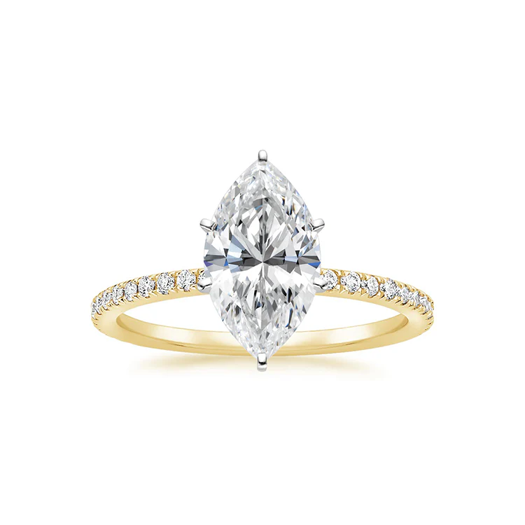 Sia - Marquise cut Lab Grown Diamond Ring - Image 2