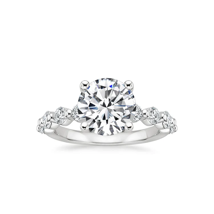 Talia - Round cut Lab Grown Diamond Ring - Image 3