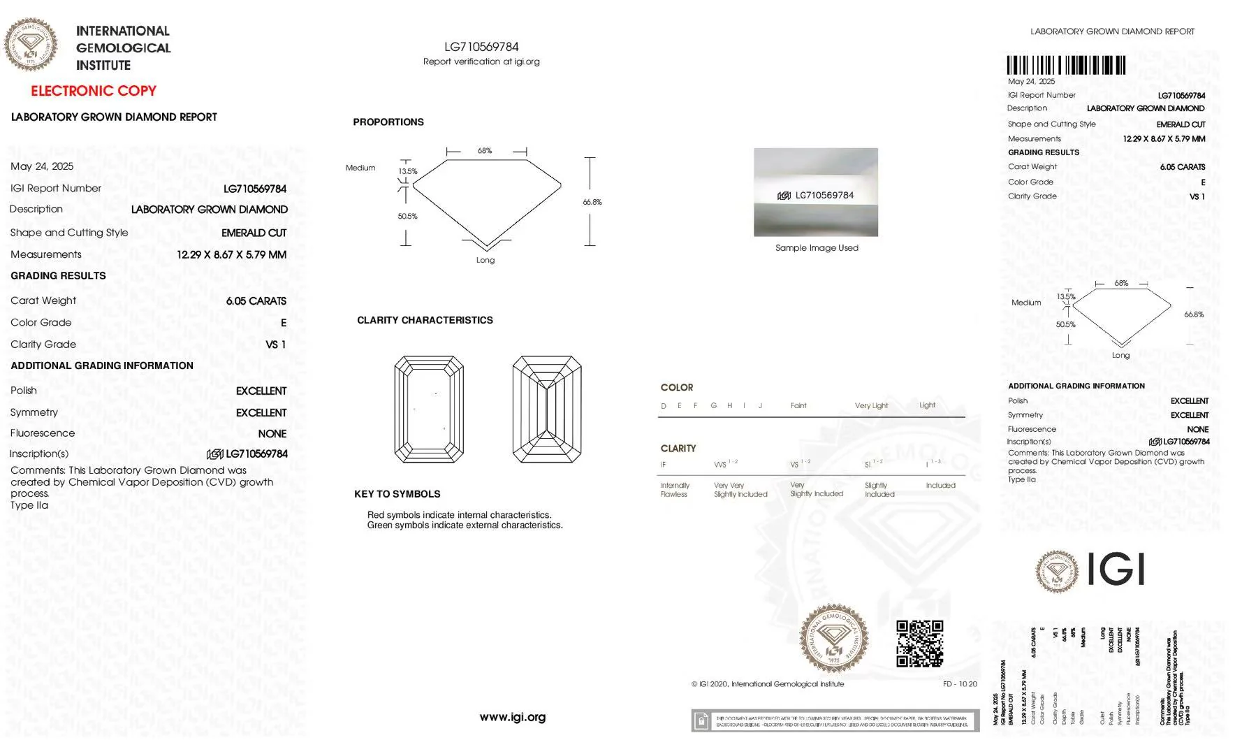 Tate-Emerald Cut Lab Grown Diamond Engagement Ring - Image 3