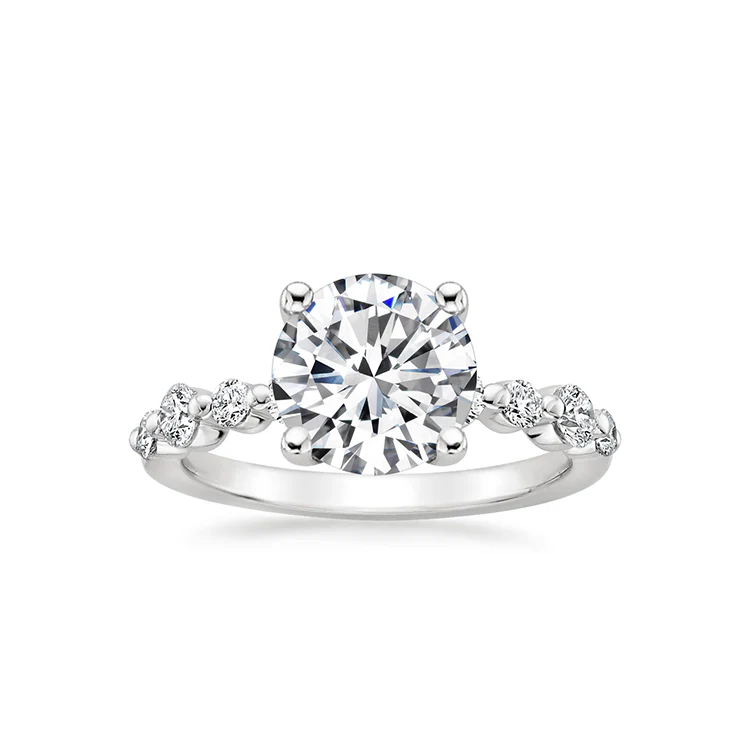 Thea - Round cut Lab Grown Diamond Ring - Image 3