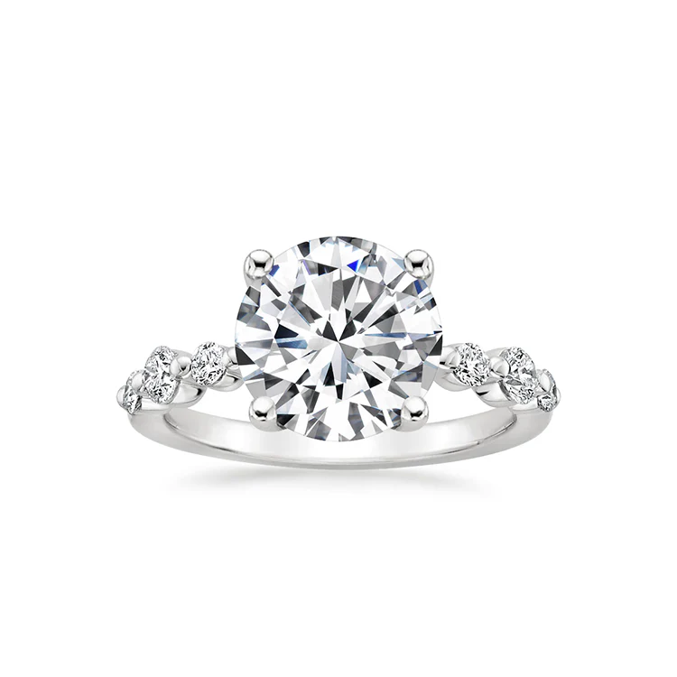 Thea - Round cut Lab Grown Diamond Ring - Image 4