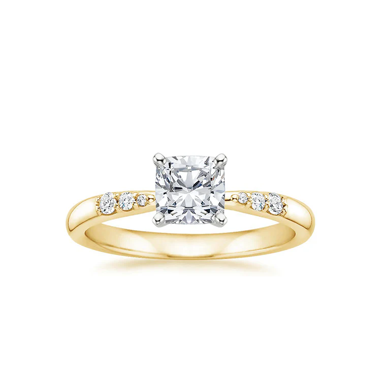 Veda - Cushion cut Lab Grown Diamond Ring