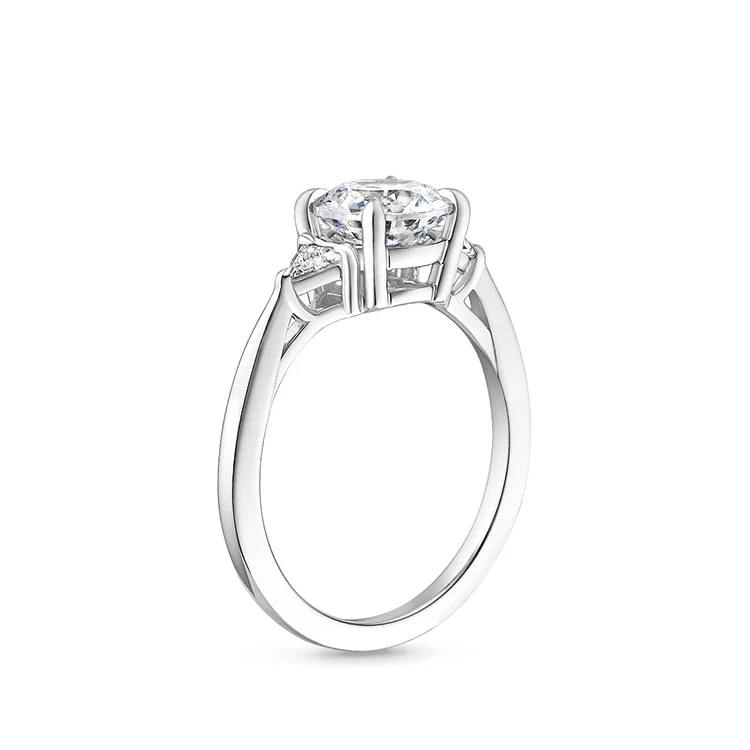 Wren - Round cut Lab Grown Diamond Ring - Image 2